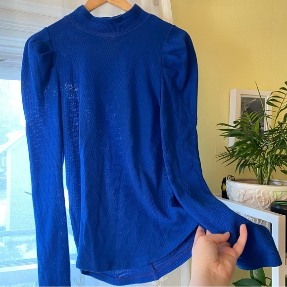 Free People Sweaters - Free People | Blue Turtleneck